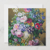 スティルライフオブサマーフラワーズハウスウォーミングパーティー 招待状 (正面)