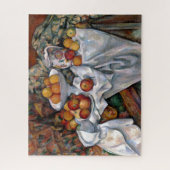 スティルライフオレンジポールセザンヌ絵画ズアート ジグソーパズル (縦)