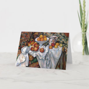 スティルライフオレンジ – ポールセザンヌ絵画の芸術 カード