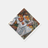 スティルライフオレンジ – ポールセザンヌ絵画の芸術 スタンダードカクテルナプキン (角)