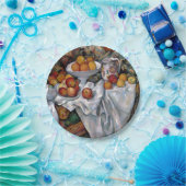 スティルライフオレンジ – ポールセザンヌ絵画の芸術 ペーパープレート (パーティー)