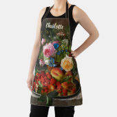 スティルライフバラとイチゴby Otto Ottesen エプロン (インサイチュ)