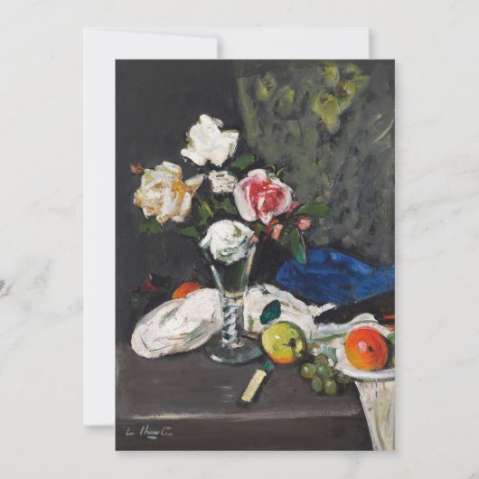 スティルライフフルーツとバラ | ジョージ・レスリー・ハンター (正面)