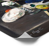 スティルライフフルーツとバラ | ジョージ・レスリー・ハンター ポスター (角)