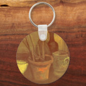 スティルライフペイントブラシポットヴィンセント・ヴァン・ゴッホ キーホルダー (正面)