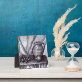 スティルライフペンシルスケッチ5.25 x 5.25イーゼル フォトプラーク (インサイチュ)