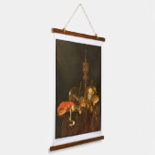 スティルライフロブスターとフルーツタペストリー 吊り下げ型タペストリー (傾斜あり)