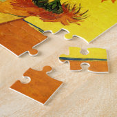 スティルライフ花瓶w 15 Sunflowers Vincent vanゴッホ ジグソーパズル (側面)