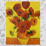 スティルライフ花瓶w 15 Sunflowers Vincent vanゴッホ ジグソーパズル<br><div class="desc">Still Life：フィンセント・ファン・ゴッホによるF十五ひまわりの花瓶は、印象派の素晴らしヴィンテージアートのポストはまだ生活のフローラ絵画のポストだ。夏の庭からフルサイズの開花で、新鮮なカット黄色とオレンジ色のヒマワリの美しい花束。アーティストについて：ヴィンセント・ウィレム・ヴァン・ゴッホ(1853-1890)は、彼の時代の最も有名なポスト印象派の画家の一人だった。彼の作品は、その荒々しい美しい、感情的な正直さ、そして色の点で最も顕著であはっきりしたった。</div>