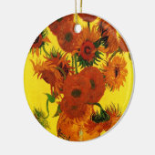 スティルライフ花瓶w 15 Sunflowers Vincent vanゴッホ セラミックオーナメント (左)