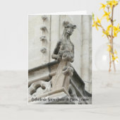 スティル保ズ・ウォッチ、キャセドラル・ノートルダム – カード (黄色い花)