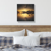 スティル湖 キャンバスプリント (インサイチュ (寝室))