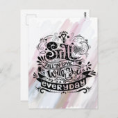 スティル秋ラブ毎日はがき水彩色 ポストカード (正面/裏面)