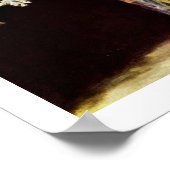 スティル薄紫ブーケバイマネットエドアール ポスター (角)