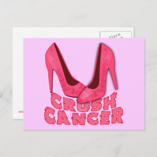 スティレットでがんを押し砕く ポストカード (正面/裏面)