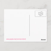 スティレットでがんを押し砕く ポストカード (裏面)