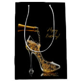 スティレットとワきらめくイン抱き枕 ミディアムペーパーバッグ (正面)