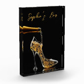 スティレットとワきらめくイン – バーディスプレイ フォトブロック (左)