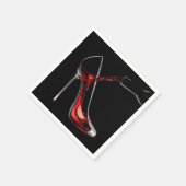 スティレットとワイン スタンダードカクテルナプキン (角)