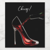 スティレットとワイン ワインラベル (シングルラベル)