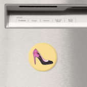 スティレットのポンプ、オレンジのホットピンク マグネット (インサイチュ (食洗機))