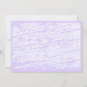 スティレットトスとライラックスのブリデッシュメイドリクエストカード 招待状 (裏面)