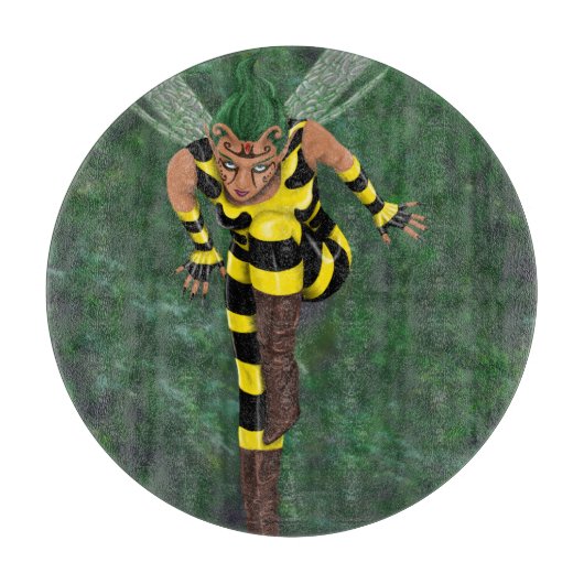 スティンガー12"円形 カッティングボード (正面)