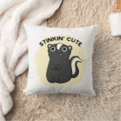 スティンキンキュートおもしろいスカンクプン クッション (ブランケット)