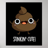 スティンキンキュートポおもしろいープンダークBG ポスター (正面)