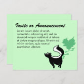 スティンキーラブスカンク 招待状 (正面/裏面)