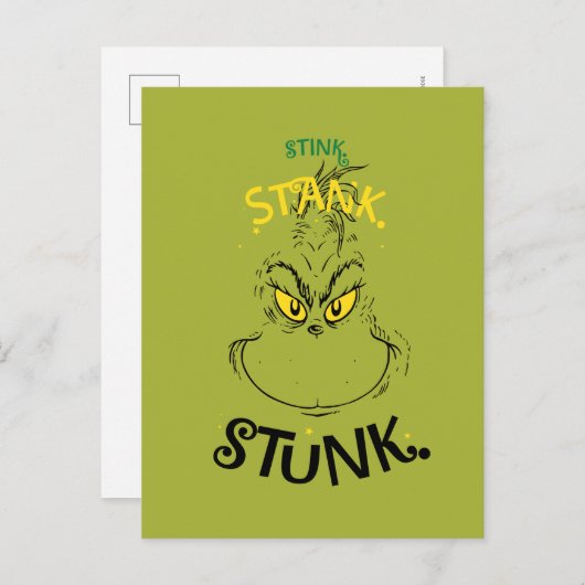 スティンクスタントンクミスターグインチ引用文 ポストカード (正面/裏面)