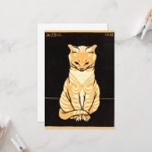 スティングキャットアールヌーボーイラストレーション カード (正面/裏面インサイチュ)