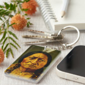 スティングブル先住民アメリカファーストネイションズチーフ キーホルダー (正面右)