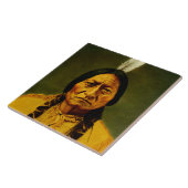 スティングブル先住民アメリカファーストネイションズチーフ タイル (側面)