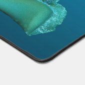 スティングレイが動く！グラデーション青の背景 | デスクマット (コーナー)