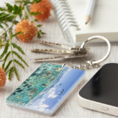 スティングレイを使ったラグーンサファリ旅行 キーホルダー (正面右)