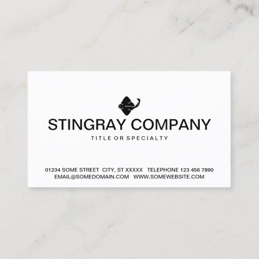 スティングレイアイコン 名刺 (裏面)