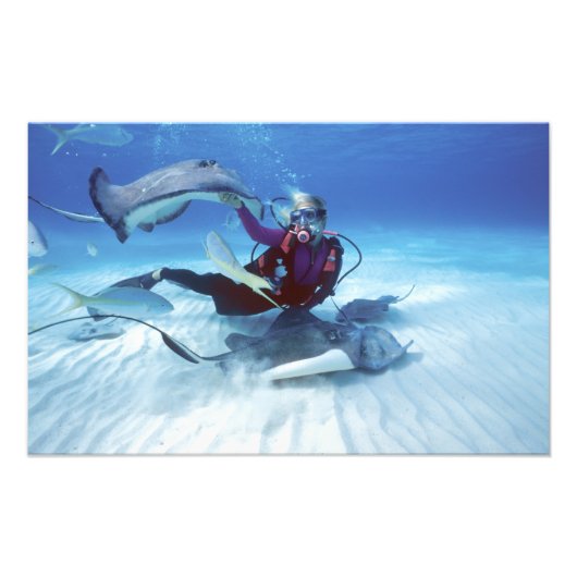 スティングレイシティー、グランドケイマン、ケイマン諸島 フォトプリント (正面)