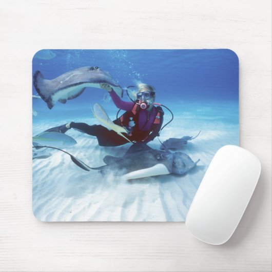 スティングレイシティー、グランドケイマン、ケイマン諸島 マウスパッド (マウス)