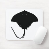 スティングレイシルエット マウスパッド (マウス)