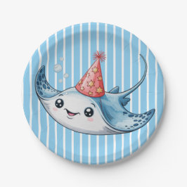 スティングレイバースデーパーティー ペーパープレート