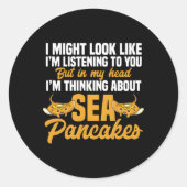 スティングレイ海タレイ考えズのシーパンケーキについて ラウンドシール (正面)