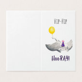 スティングレイ誕生日カード (外部フラット)