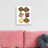 スティングレイ#3キャンバスプリントアート キャンバスプリント (インサイチュ (リビング))