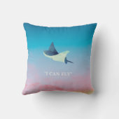 スティングレ飛んでいるイ クッション (裏面)