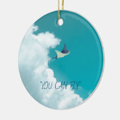 スティングレ飛んでいるイ セラミックオーナメント (左)