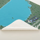 スティンフダーメーエルドイツの地図プラーク シェルパブランケット (3/4)