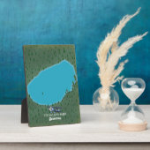 スティンフードメーエルドイツの地図 フォトプラーク (側面)