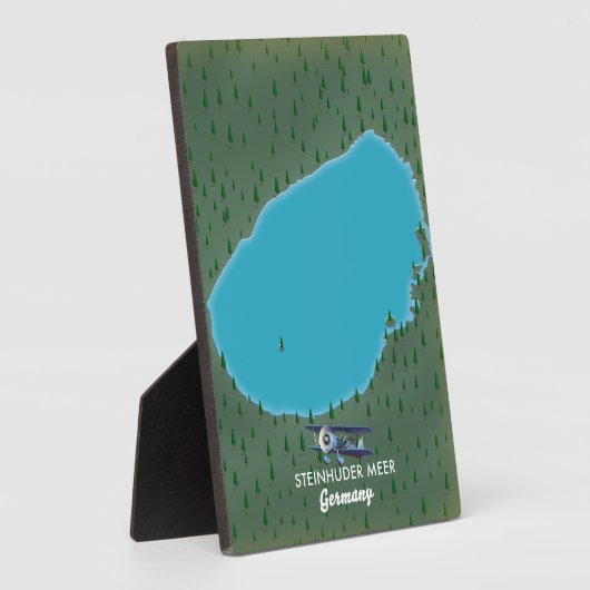 スティンフードメーエルドイツの地図 フォトプラーク (側面)