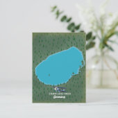 スティンフードメーエルドイツの地図 ポストカード (スタンド正面)